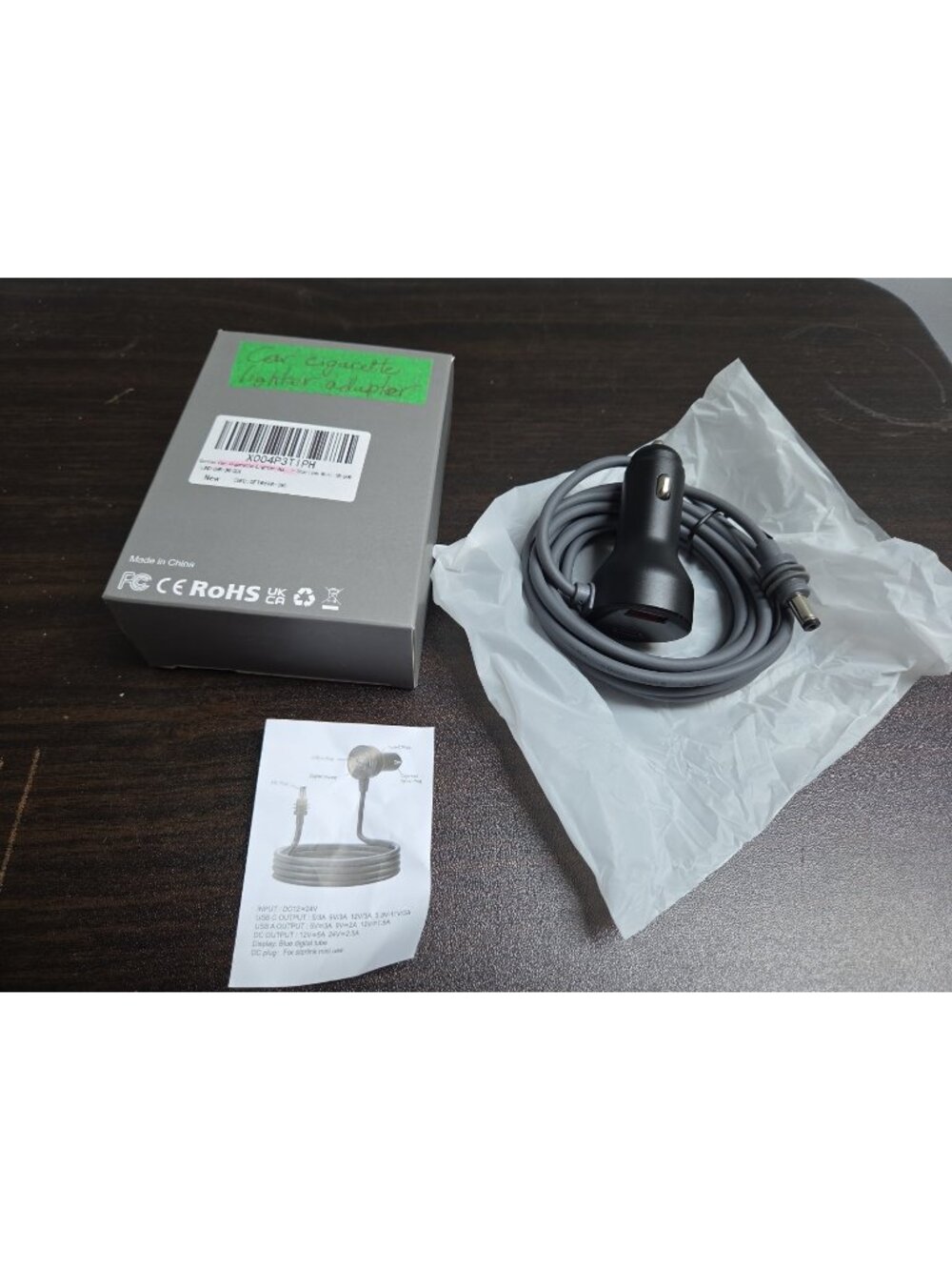Starlink Mini Car Charger & Power Adapter - 3-in-1 Starlink Mini Cable 10FT